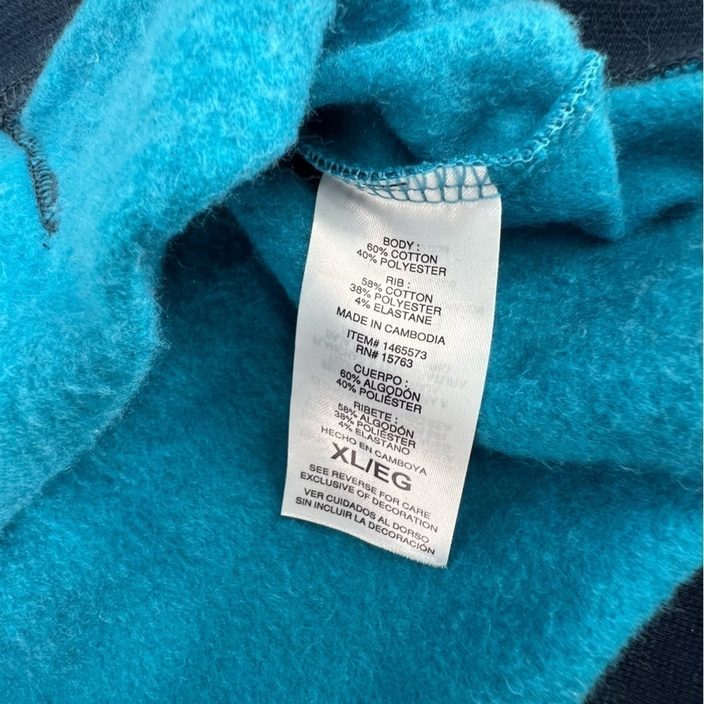 Champion Blue French Terry Tie Dye Hoodie Size XL Women’s - Picture 4 of 5